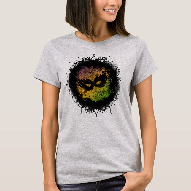T-shirt Grunge Goth Mardi Gras (Devant)