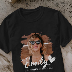 T-shirt Grunge Memorial Forever dans nos coeurs Photo pers