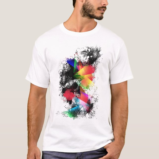 T-shirt Grunge spectrale (Devant)