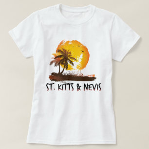 T-shirt Grunge St Kitts & Nevis