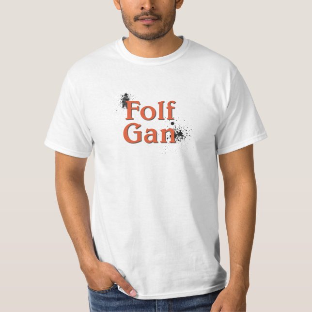 T-shirt GrungeSpoonerism Tee - shirt Ventilateur de golf (Devant)