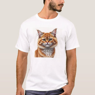 T-shirt Grungewave Kitty : Chaos d'aquarelle numérique