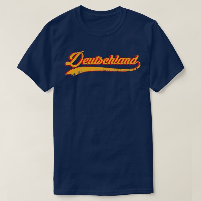 T-shirt Grungy Allemagne (Design devant)