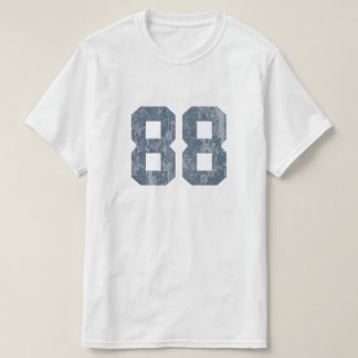 T-shirt Grungy Faded 88 Blue