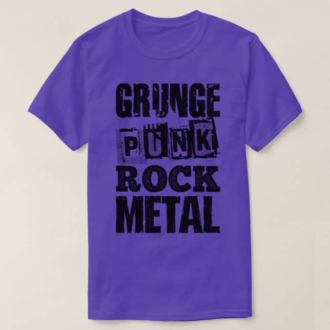 T-SHIRT GRUNK PUNK ROCK METAL (Design devant)