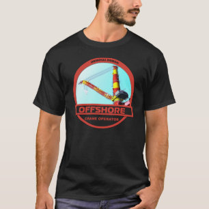 T-shirt Grutier en mer - noir