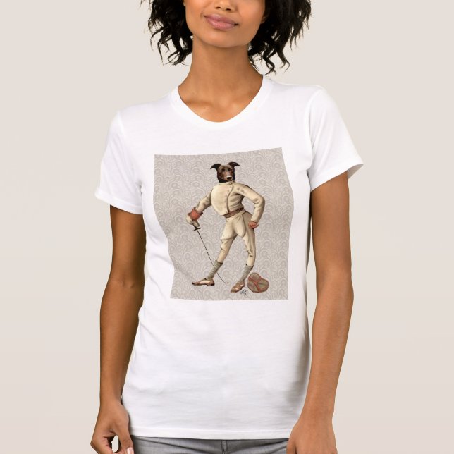 T-shirt Gryhound Fencer en crème Full 2 (Devant)