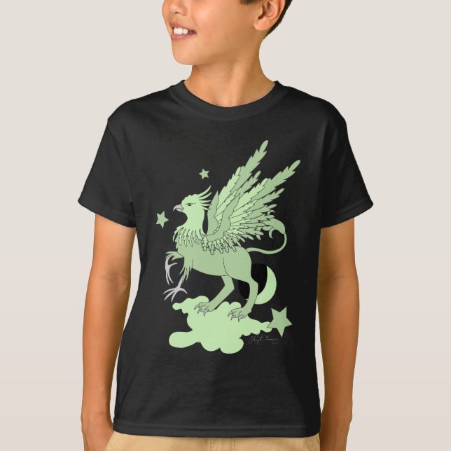 T-shirt Gryphon Avocat Vert (Devant)
