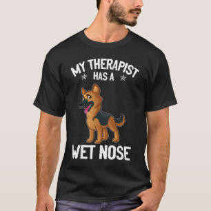 T-shirt GSD064 - Mon Thérapeute A Un Nez Humide