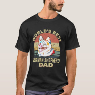 T-shirt GSD134 - Meilleur Berger Allemand au monde Vintage