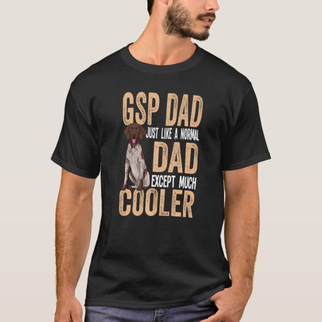 T-shirt Gsp Chien 2 Gsp Pointer Appareils à cheveux courts (Devant)