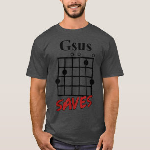 T-shirt Gsus guitare Saves 974