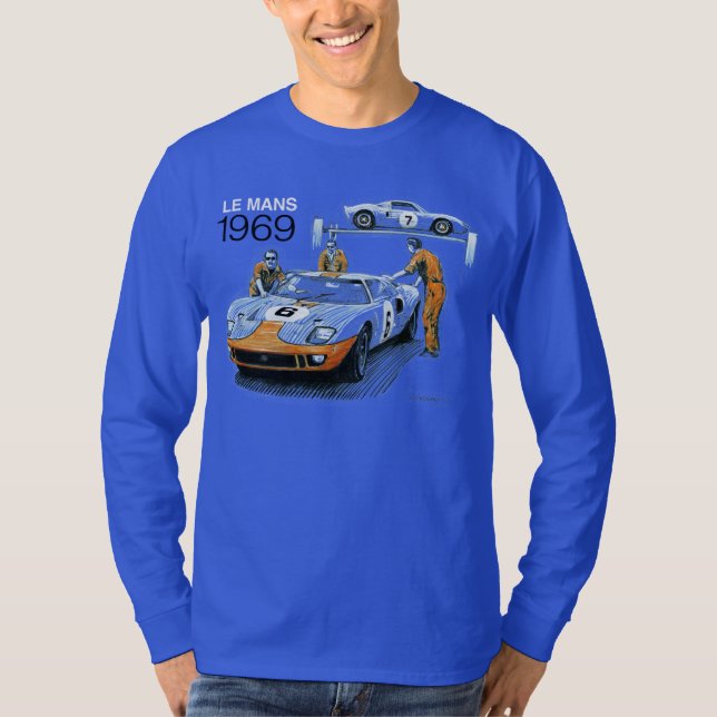 T-shirt GT40s Le Mans 1969 (Devant)