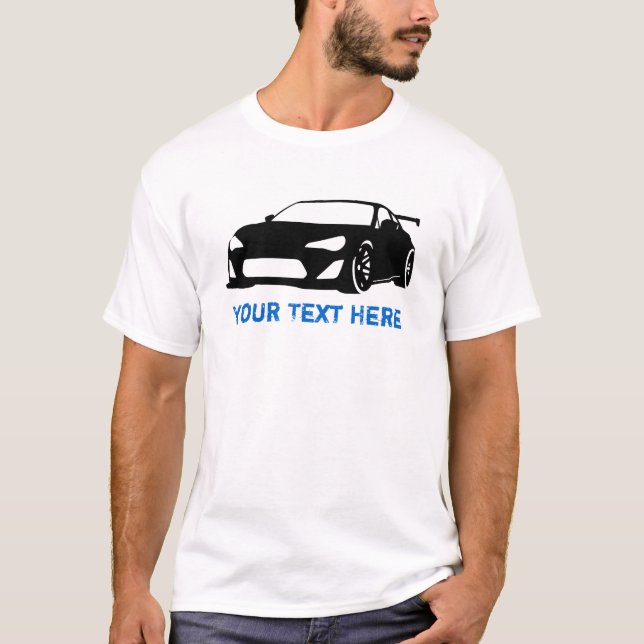 T-shirt GT86 + votre texte (Devant)