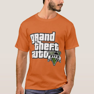T-shirt GTA5LOGOCLASSIQUETSHIRTCOPY rétro