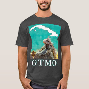 T-shirt GTMO Iguana  Guantanamo Bay Cuba