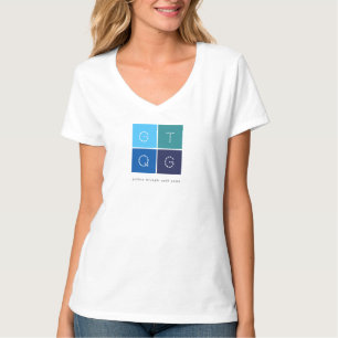 T-shirt GTQG Femmes V-Neck Tee
