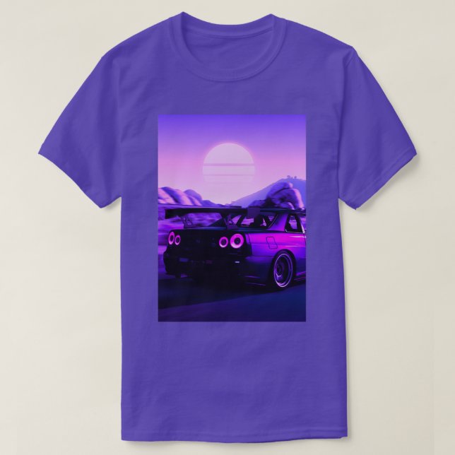 T-shirt GTR R34 Long Skyline (Design devant)