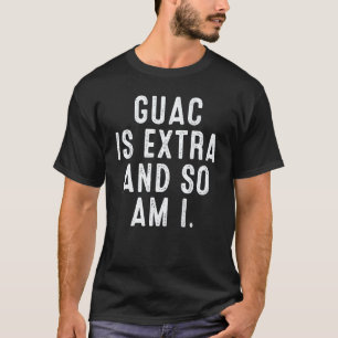 T-shirt Guac est extra et moi aussi Workout Fierté Végétal