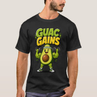 Guac Gains Gym de Fitness à l'Avocat Drôle