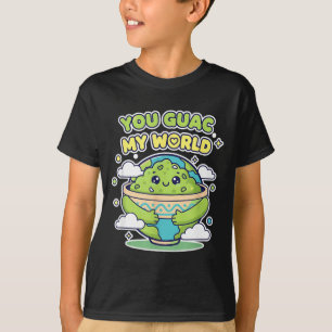 T-shirt Guac monde drôle de nourriture jeu de mots mignon 