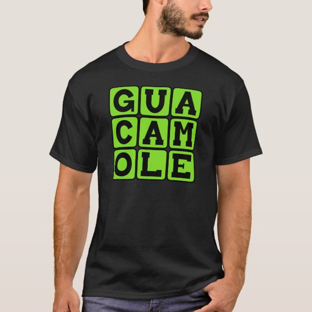 T-shirt Guacamole, immersion d'avocat (Devant)