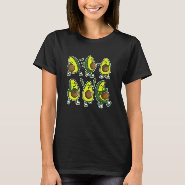 T-shirt Guacamole Régime Keto et Végétalien (Devant)