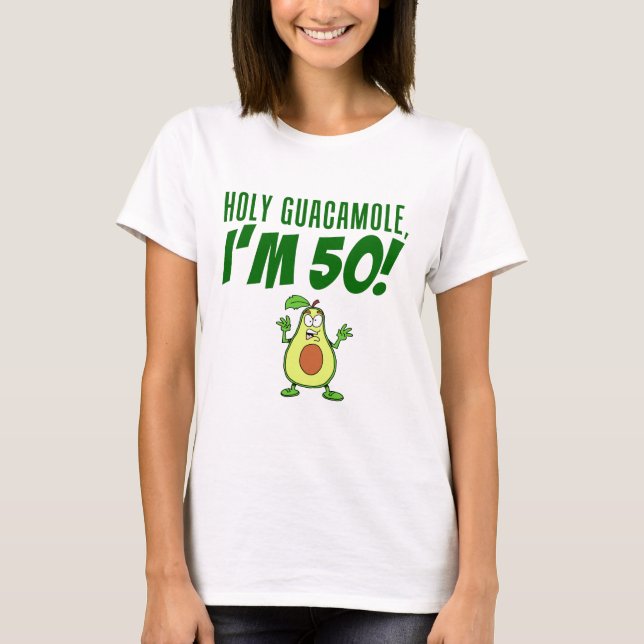 T-shirt Guacamole saint je suis avocat de 50 bandes (Devant)