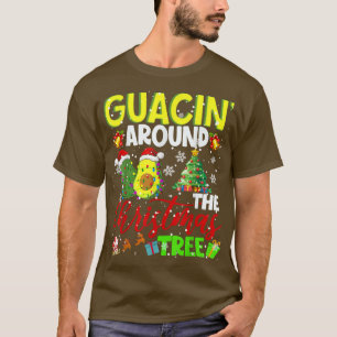 T-shirt Guacin' Around The Xmas Tree Christmas Santa Avoa