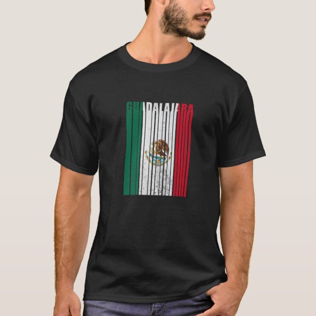 T-shirt Guadalajara México con Águila Mexicana   (Devant)