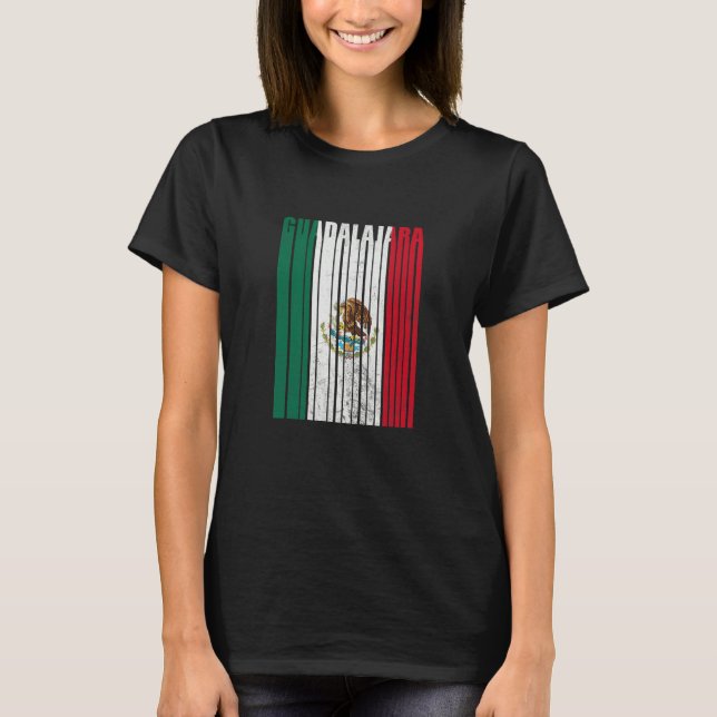 T-shirt Guadalajara México con Águila Mexicana (Devant)