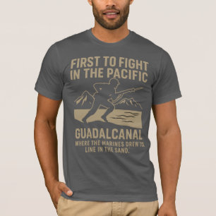 T-shirt Guadalcanal Marines Hommage - Silent Valor de 1942