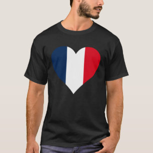 T-shirt Guadeloupe Drapeau Coeur Guadeloupe Cadeaux Amour