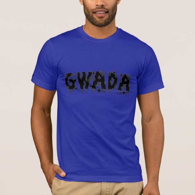 T-shirt Guadeloupe: gwada  971 (Devant)