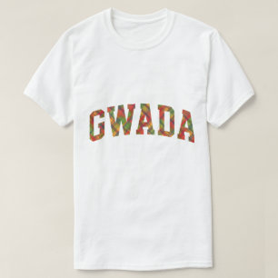 T-Shirt Guadeloupe Gwada Blanc   Tee