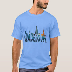 T-Shirt Guadeloupe Voiliers Bleu   Tee