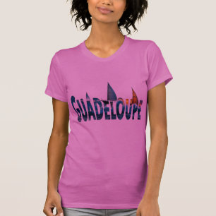 T-Shirt Guadeloupe Voiliers Rose   Tee