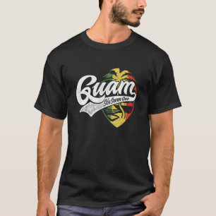 T-shirt Guam Drapeau Island 671 Pride Chamorro guamanien H
