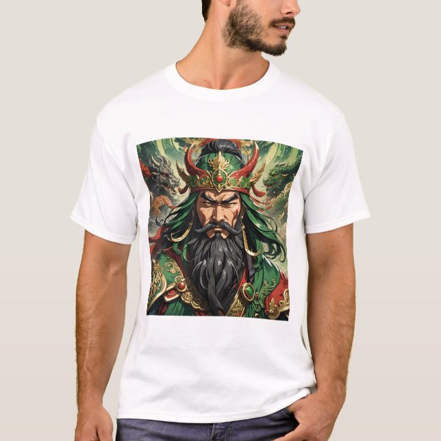 T-shirt Guan Yu, Romance des Trois Royaumes - (Devant)
