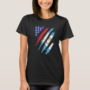 T-shirt Guatemala American Grosse Drapeau USA Patriot Heri