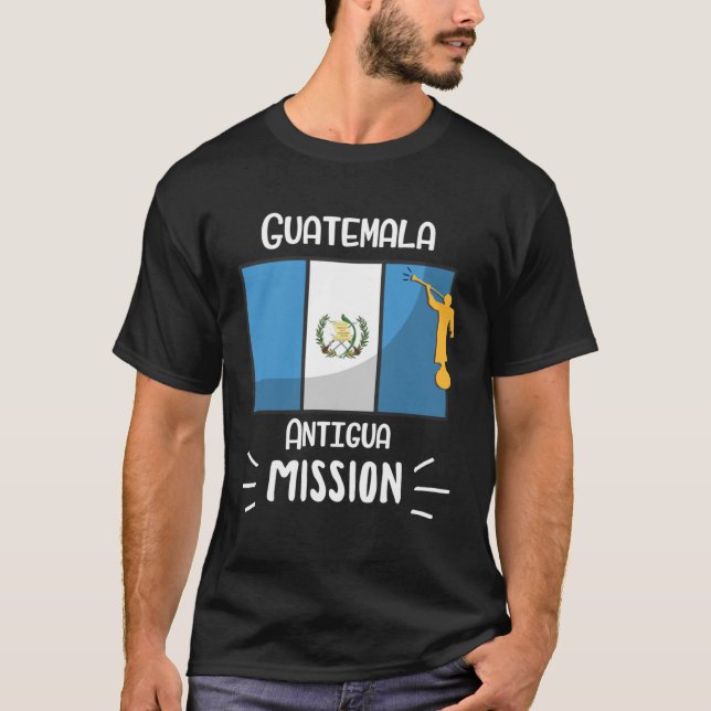 T-shirt Guatemala Antigua Mormon LDS Mission Missionary (Devant)