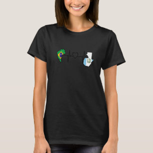 T-shirt Guatemala Brésil Drapeau Guatémaltèque Brésilien B