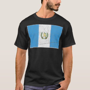 T-shirt Guatémala Drapeau avec co-nationalité guatémaltèqu