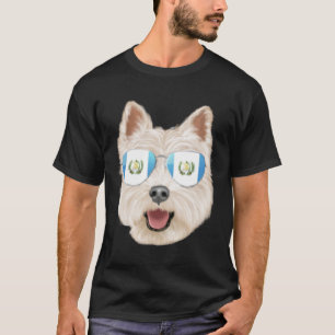 T-shirt Guatemala Drapeau West Highland White Terrier Guat