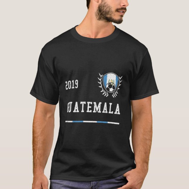 T-shirt Guatemala Football Jersey 2019 Football Guatémaltè (Devant)