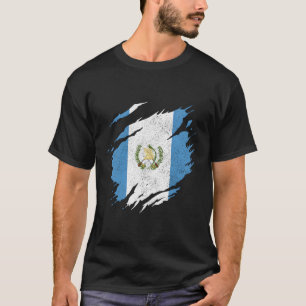T-shirt Guatemala Guatémala : Fierté du drapeau Chaa