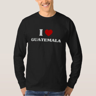 T-shirt Guatemala J'aime le Guatemala Souvenir J'aime le G