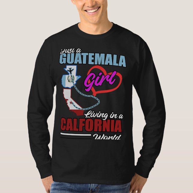 T-shirt Guatemala Proud Hispanic Guate Flag Guatemalan Cha (Devant)