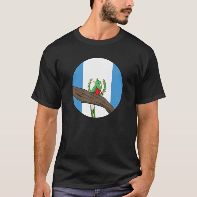 T-shirt Guatemala Proud Hispanic Quetzal National Bird Gua (Devant)
