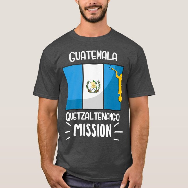 T-shirt Guatemala Quetzaltenango Mormon LDS Mission Cadeau (Devant)